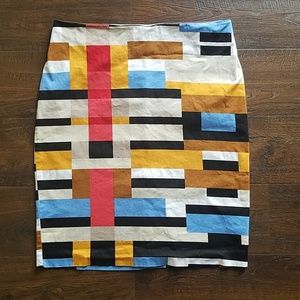 Color Block skirt